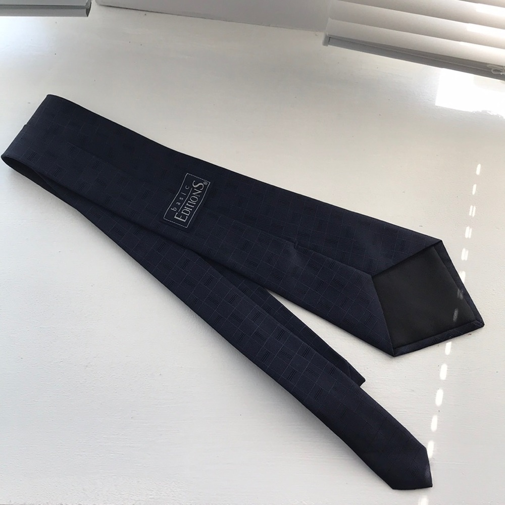 Basic Editions Dark Blue Tie